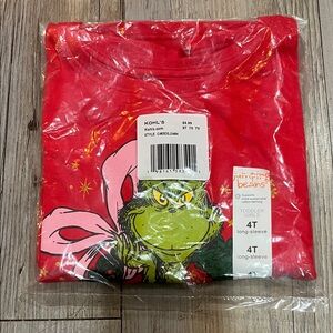 Jumping Beans Red Grinch Long Sleeve Tee
